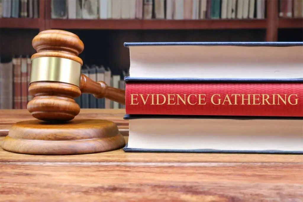 Evidence gathering for personal injury case